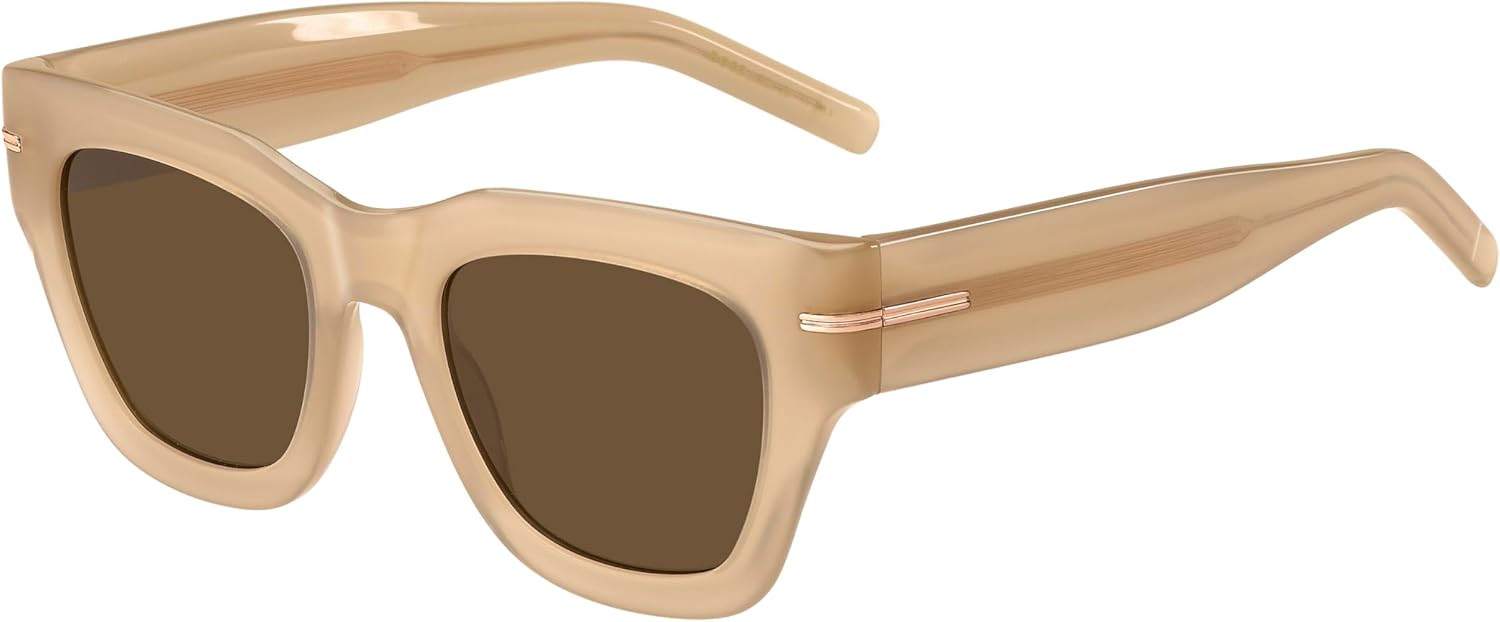 

HUGO BOSS женские повседневные солнцезащитные очки, beige/brown, 51