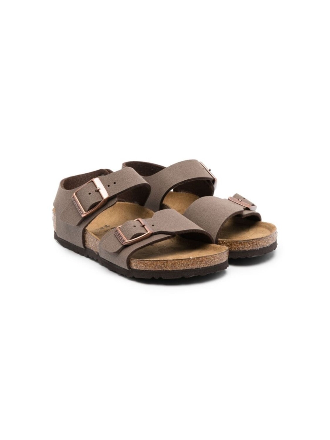 

Birkenstock сандалии с пряжками, коричневый
