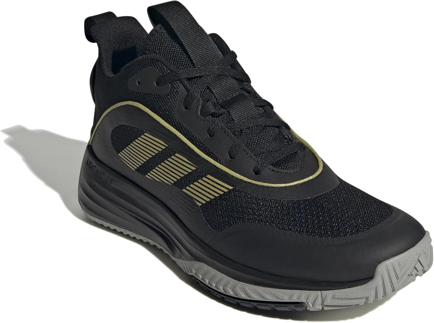 Adidas Originals Мужские кроссовки Adidas Own The Game 3, цвет Core Black/Gold Metallic/MGH Solid Grey, размер 42 EU — фото 3