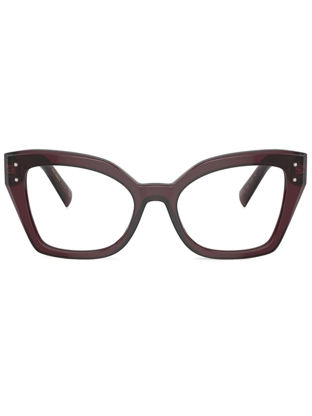 

Очки в оправе 'кошачий глаз' Dolce & Gabbana Eyewear, фиолетовый