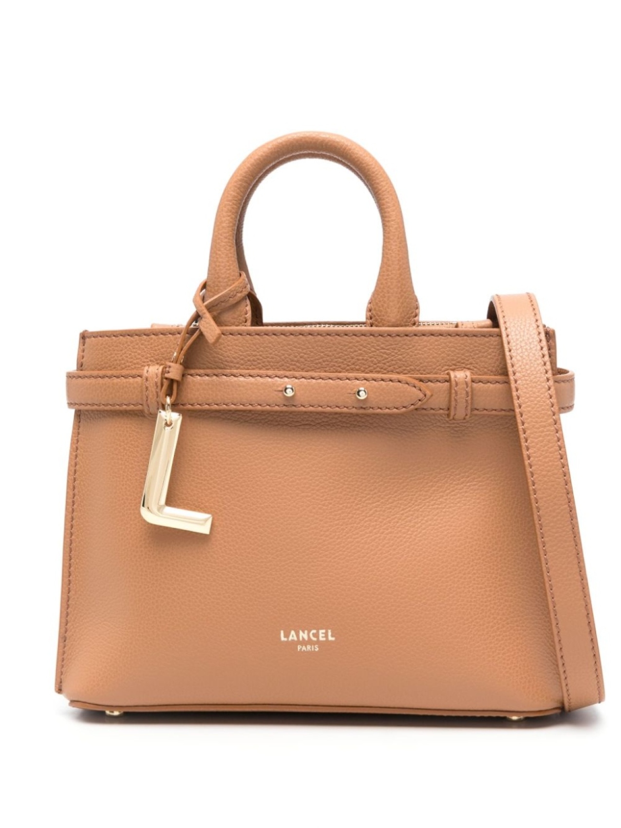 

Lancel сумка-тоут размера мини, коричневый