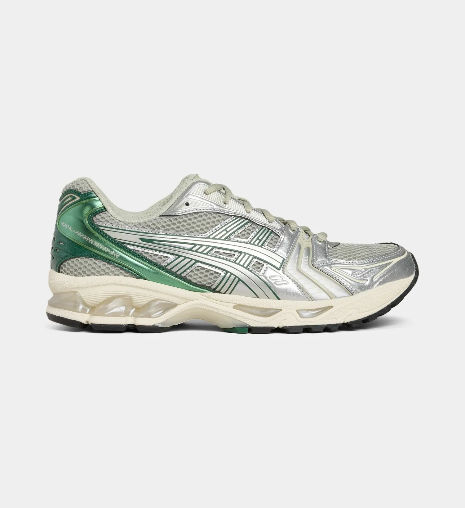 Кроссовки низкие Gel-Kayano 14 с металлической отделкой ASICS, серебряный