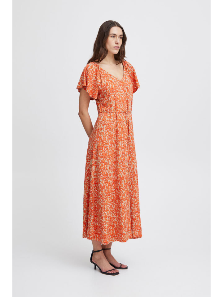 

Короткое платье ICHI Maxi, оранжевый