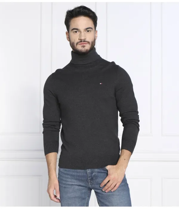 Водолазка regular fit Tommy Hilfiger, графитовый