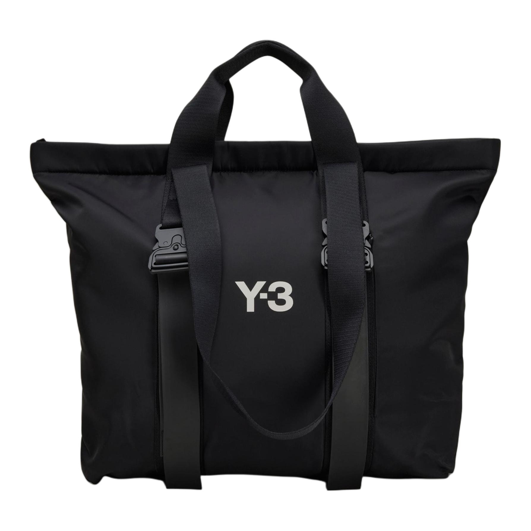 

Y-3 Сумка-тоут с принтом логотипа Y 3, Black