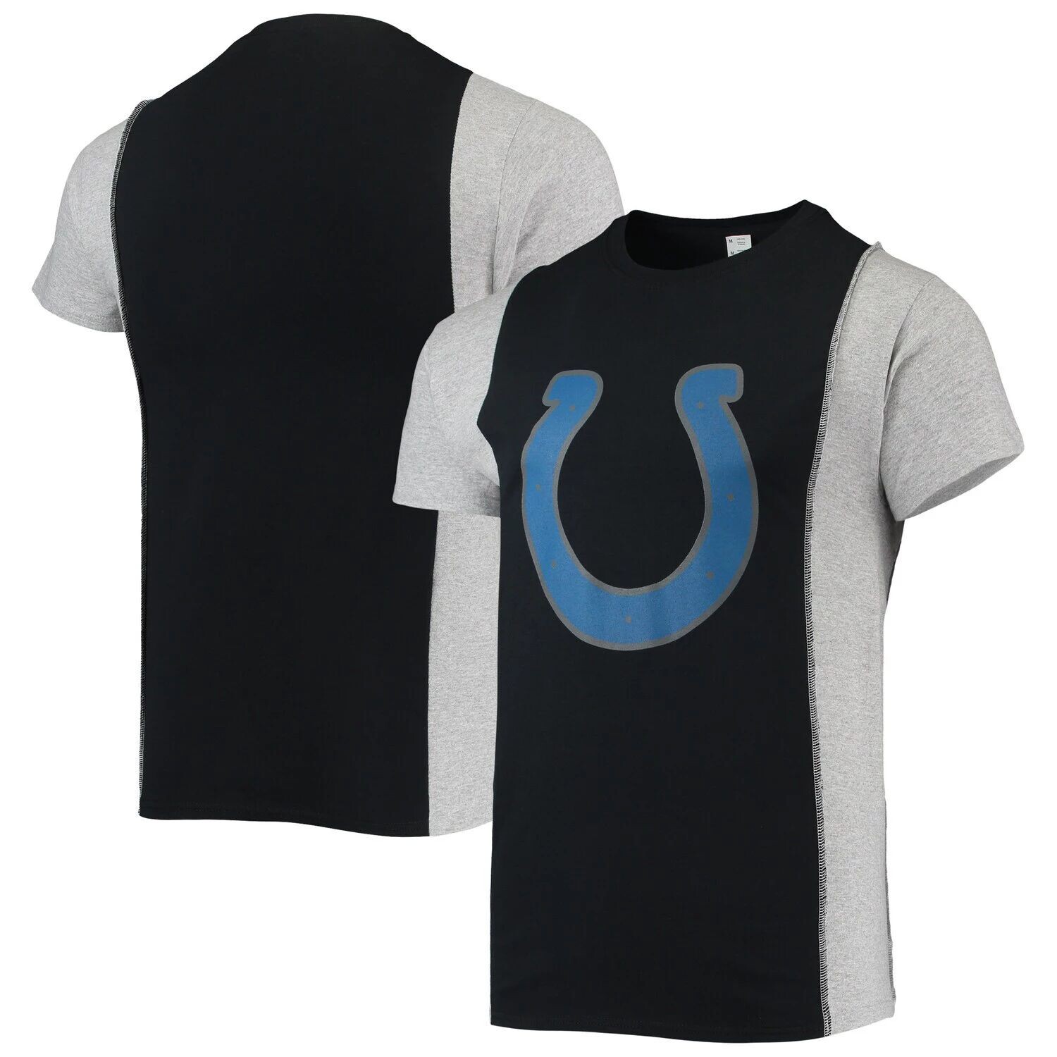 

Мужская футболка Refried Apparel черная/серая с меланжевым отливом Indianapolis Colts из экологически чистого материала с разрезом, Черный, Мужская футболка Refried Apparel черная/серая с меланжевым отливом Indianapolis Colts из экологически чистого матер