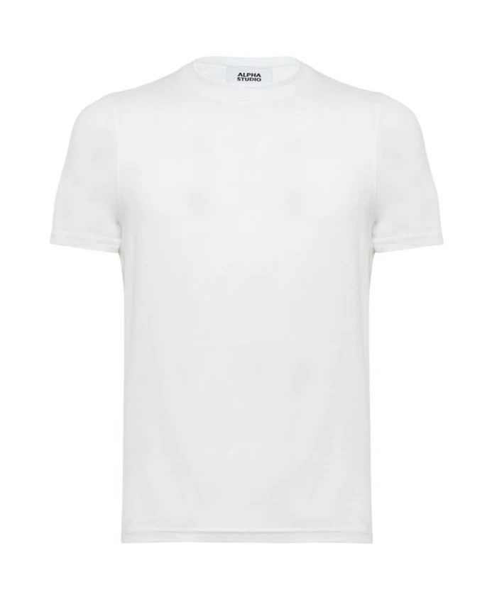 

Облегающая футболка с коротким рукавом Alpha Studio, белый