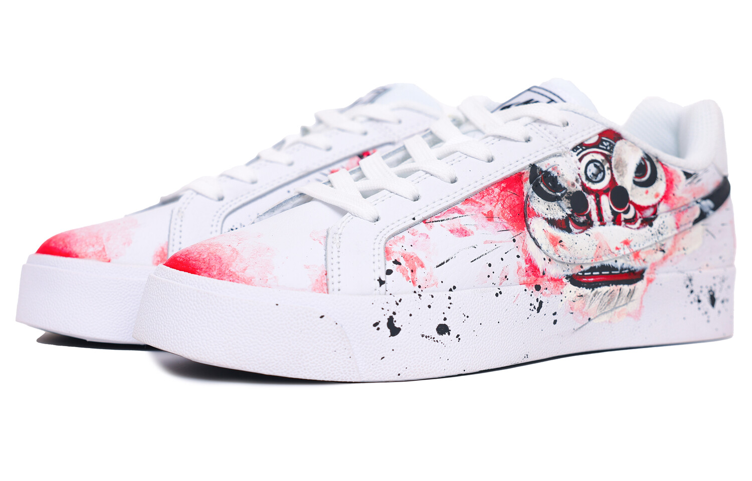 

Кроссовки Nike Court Royale Skateboarding Shoes Unisex Low-top White/red, белый
