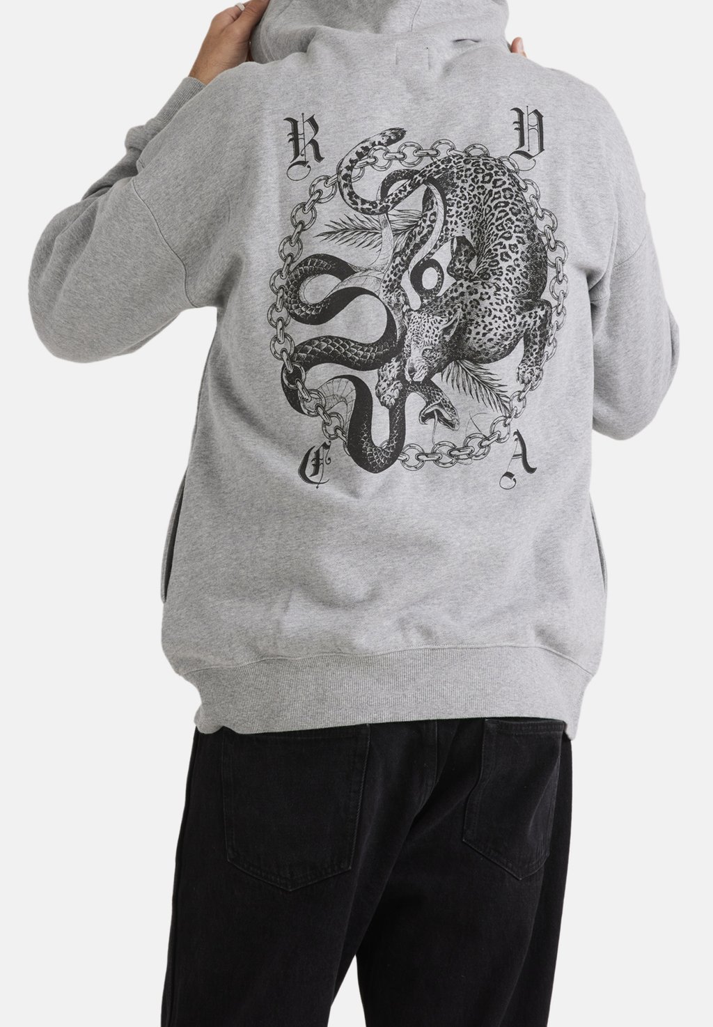 

Толстовка с капюшоном BENJ RVCA, цвет Sjsh Grey