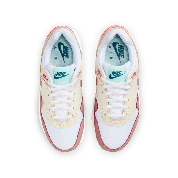 Кроссовки air max 1 Nike, белый — фото 4