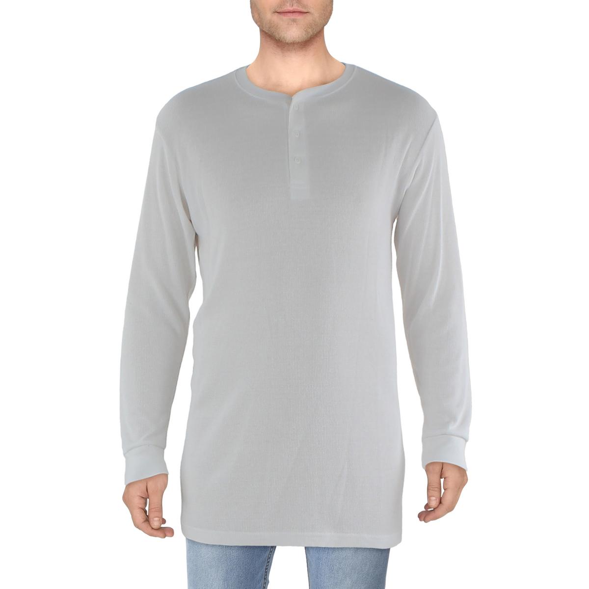 

Мужская терморубашка с длинными рукавами Henley Galaxy by Harvic, белый