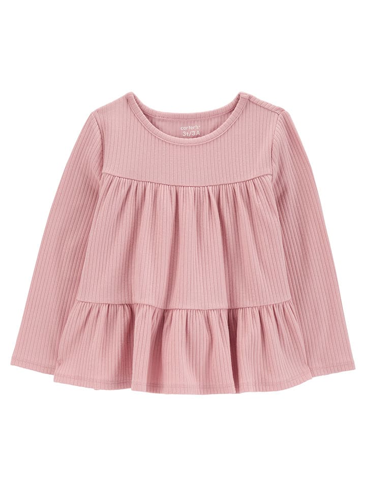 

Рубашка с длинным рукавом carter's, розовый