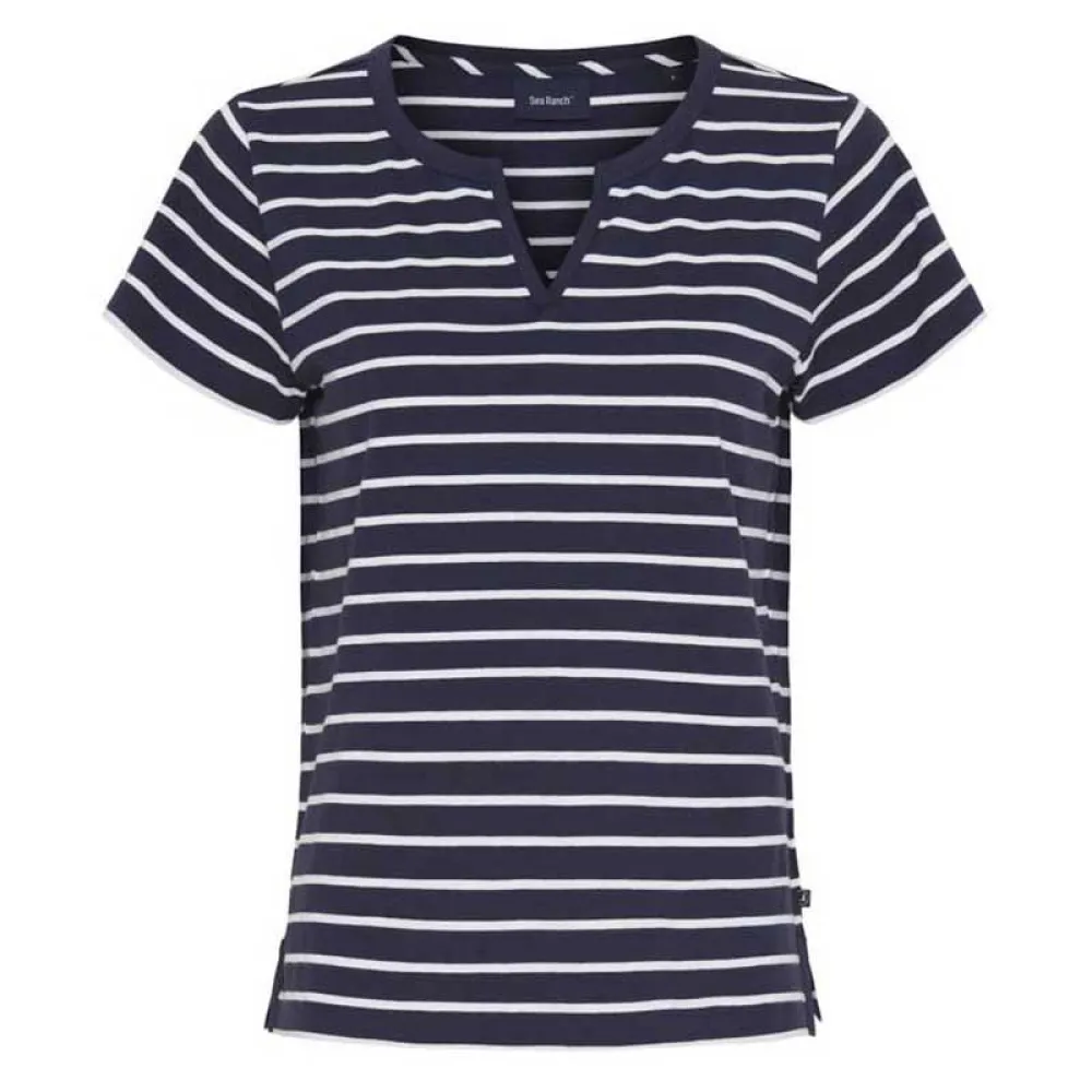 

Футболка Sea Ranch Honey short sleeve v neck, разноцветный