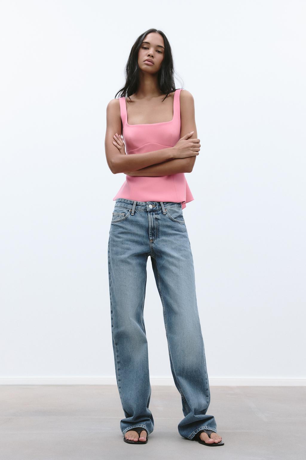

Топ с бантом сзади ZARA, цвет Fuchsia