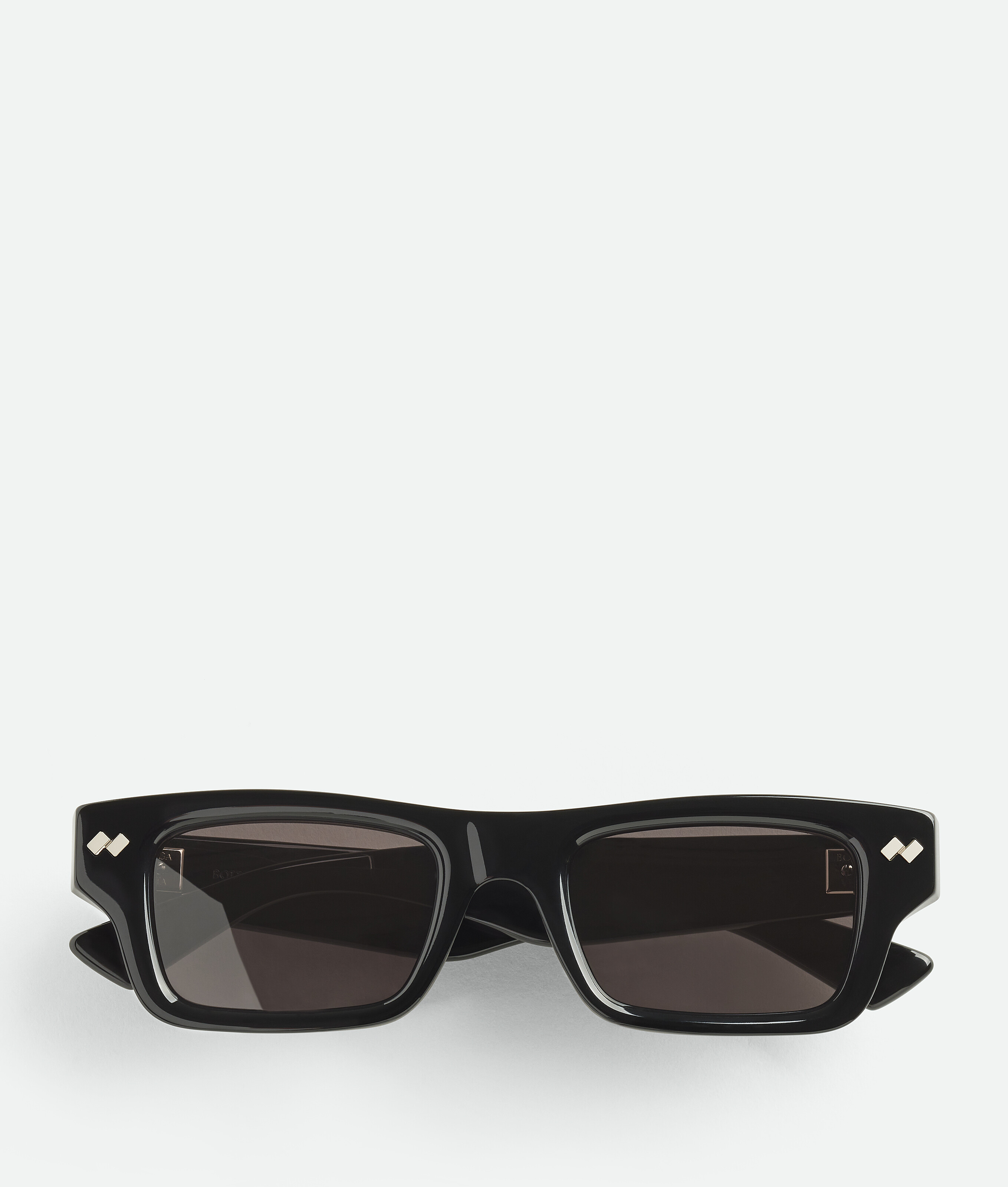 

Dizzy square sunglasses BOTTEGA VENETA, черный/серый