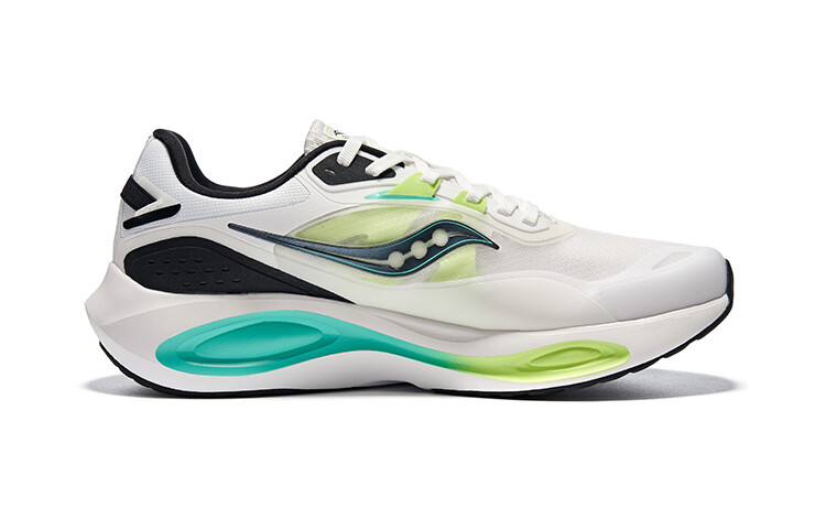 Saucony Phoenix Inferno 3 Кроссовки Мужчины, Белый/Зеленый/Черный — фото 2
