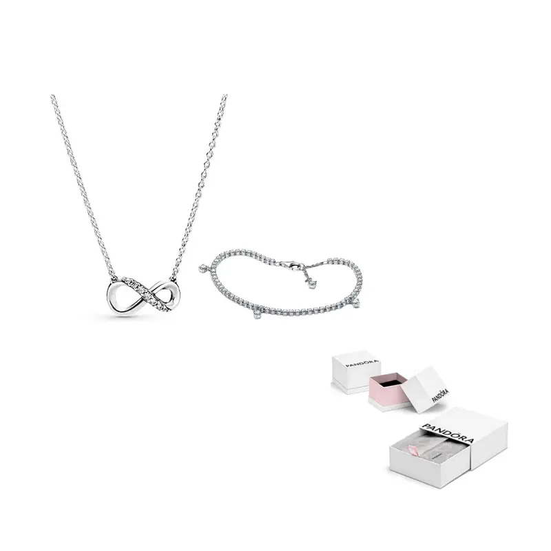 

Pandora Браслеты из стерлингового серебра 925 пробы, унисекс, серебристые