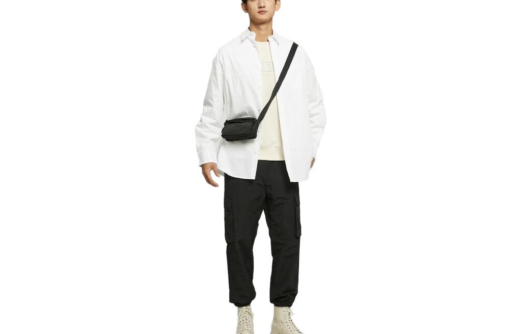

Рубашка Simple Series для мужчин, белая Calvin Klein, белый