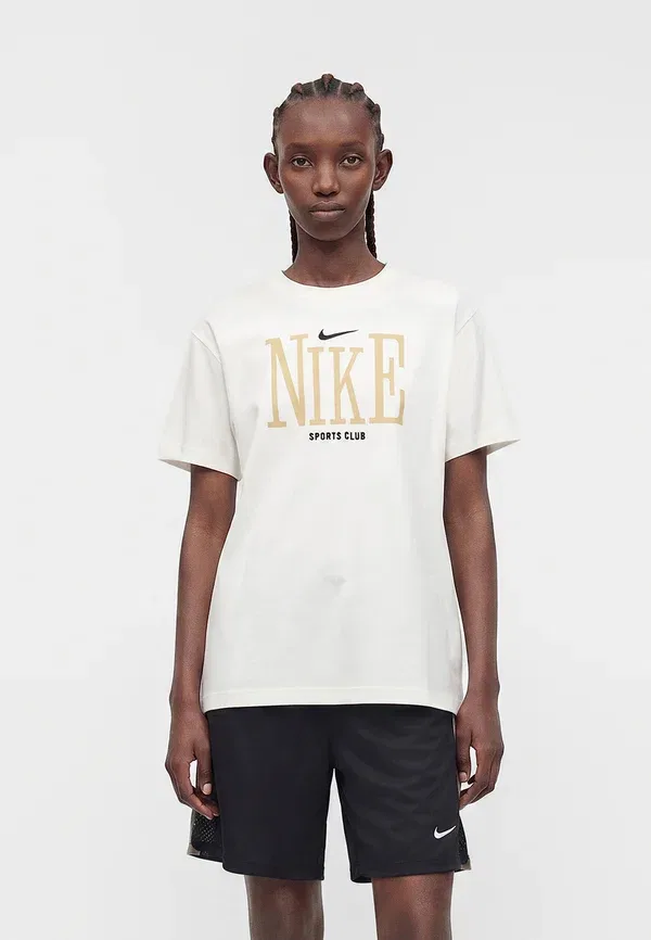 Футболка с принтом Nike Sportswear Inconnect tee print t-shirt, светло-бежевый