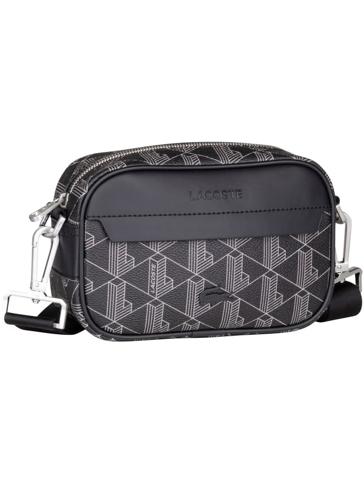 

Наплечная сумка Lacoste Umhängetasche The Blend Small NH3650LX, цвет Monogram Noir Gris