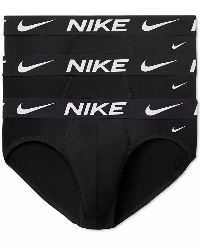 

Мужские трусы-брифы Dri-FIT Essential Micro Hip-Brief, 3 шт Nike, черный