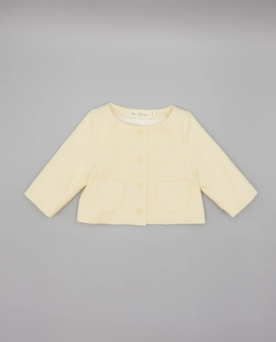 

Детская куртка с карманами Fina Ejerique, бежевый