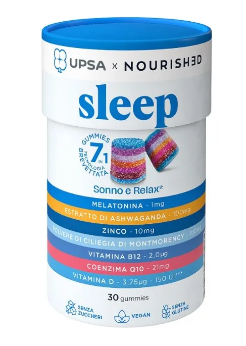 

Upsa X Nourished Sleep 30 жевательных конфет для ночного отдыха