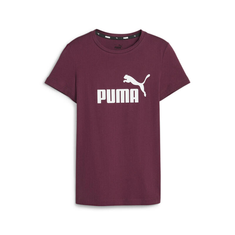 

Футболка Essentials с логотипом для девочек PUMA Dark Jasper Red