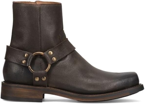 Мужские мотоциклетные ботинки Frye Conway Harness - стильный кожаный дизайн, прочная и удобная обувь, шоколадный — фото 2
