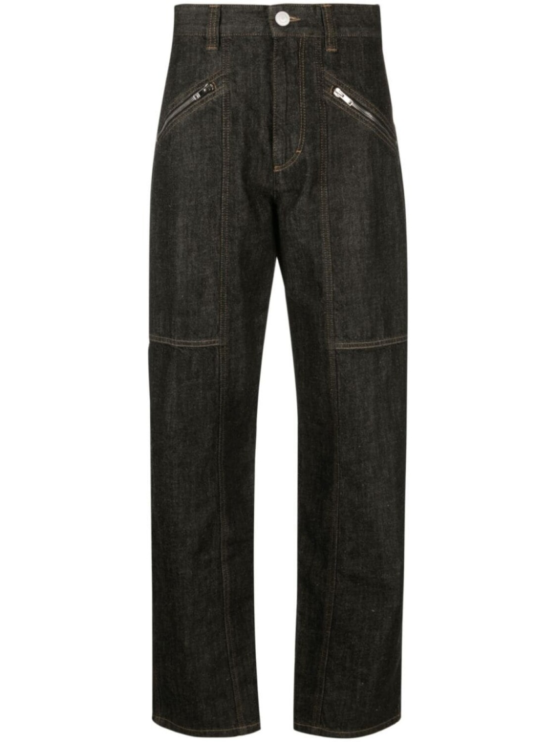 

ISABEL MARANT джинсы прямого кроя, черный