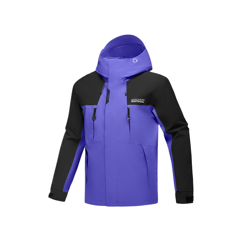 

Мужская ветровка горная и дикая серия водонепроницаемая дышащая Skechers, ярко-фиолетовый