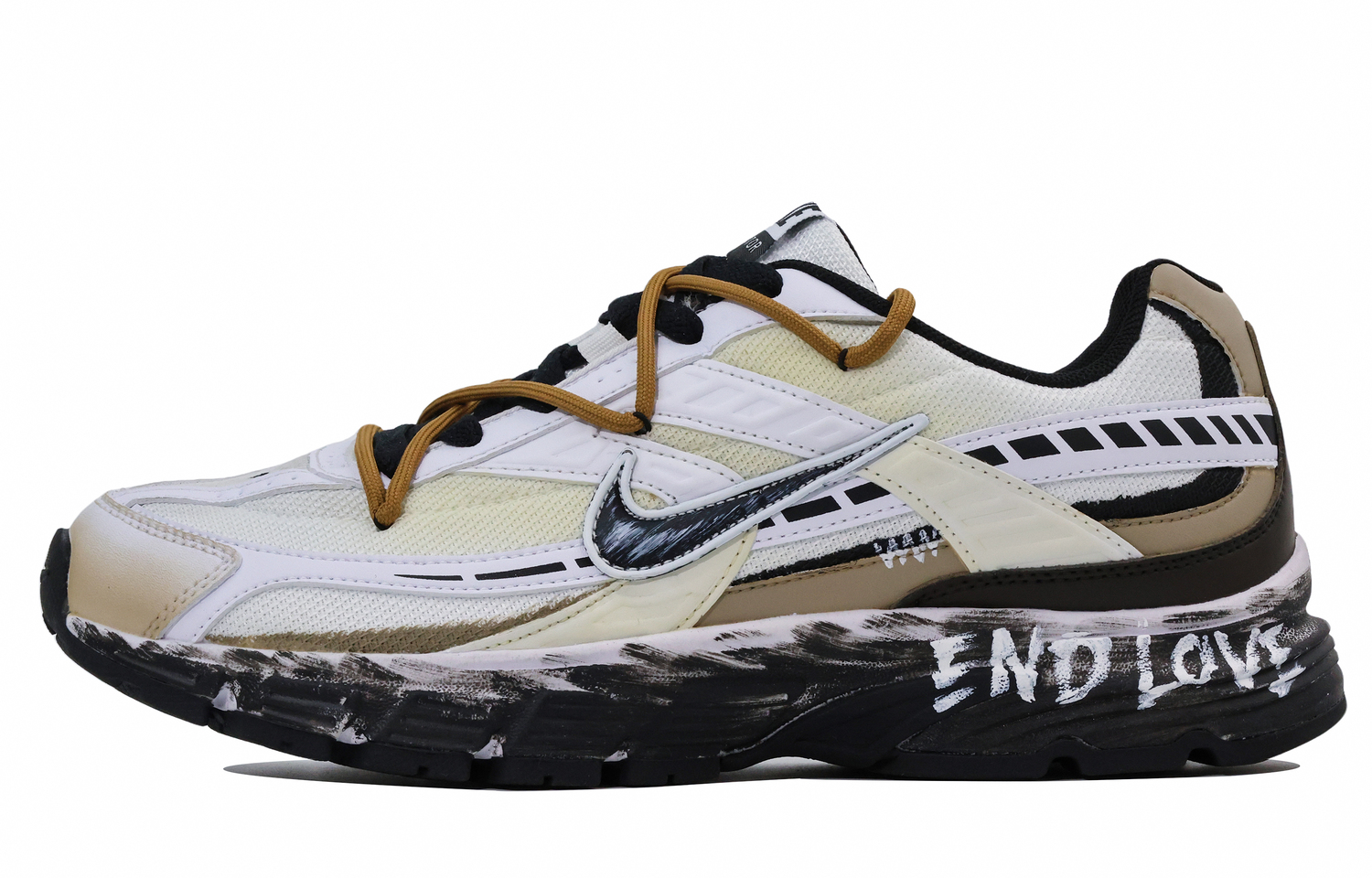 

Инициатор покрытия лоу топ беговые кроссовки unisex черный белый Nike, черный коричневый коричневый