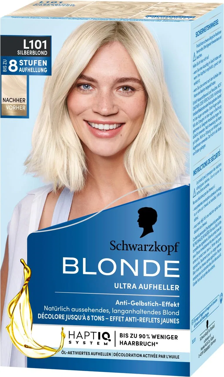 Осветлитель для волос Schwarzkopf Blonde Lightener L101 Silver Blonde 165 мл Blonde — фото 2