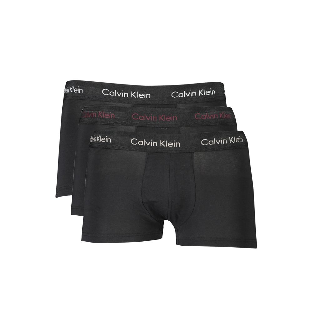 Комплект из трехцветных хлопковых трусов-боксеров стретч Calvin Klein