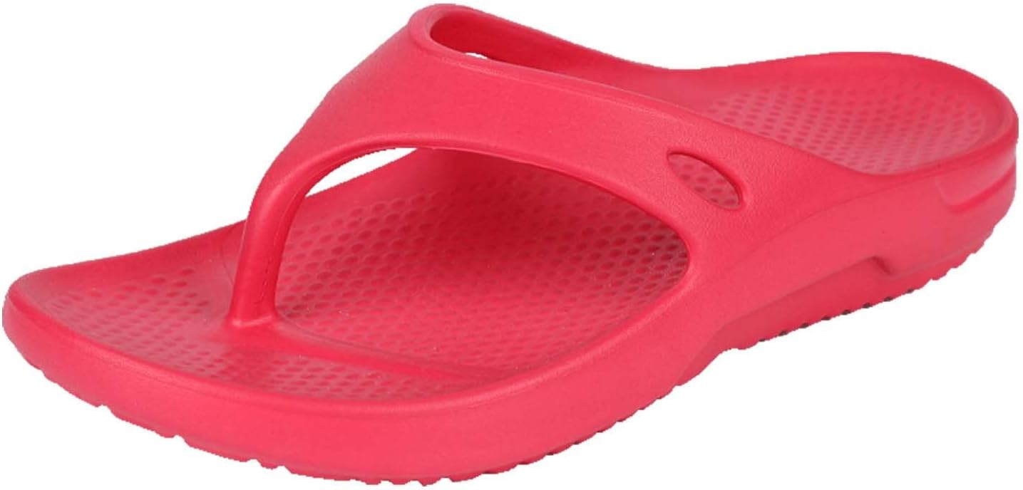 

Легкие шлепанцы Eliogn для женщин и мужчин с поддержкой свода стопы, амортизирующей подошвой и эргономичным дизайном, унисекс, красный