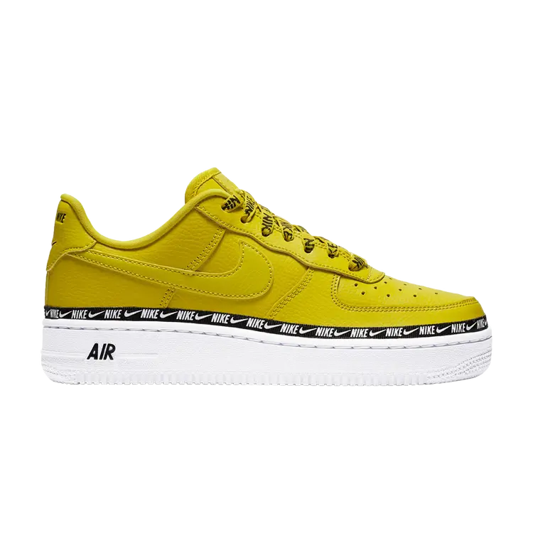 

Кроссовки Nike Wmns Air Force 1 Low SE Premium 'Overbranding Bright Citron', желтый