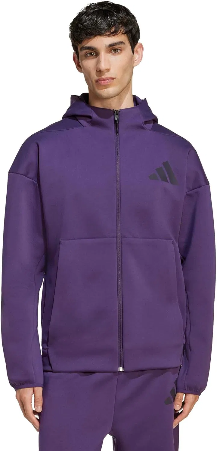 Толстовка Adidas Z.n.e. с капюшоном и молнией, Aurora Plum