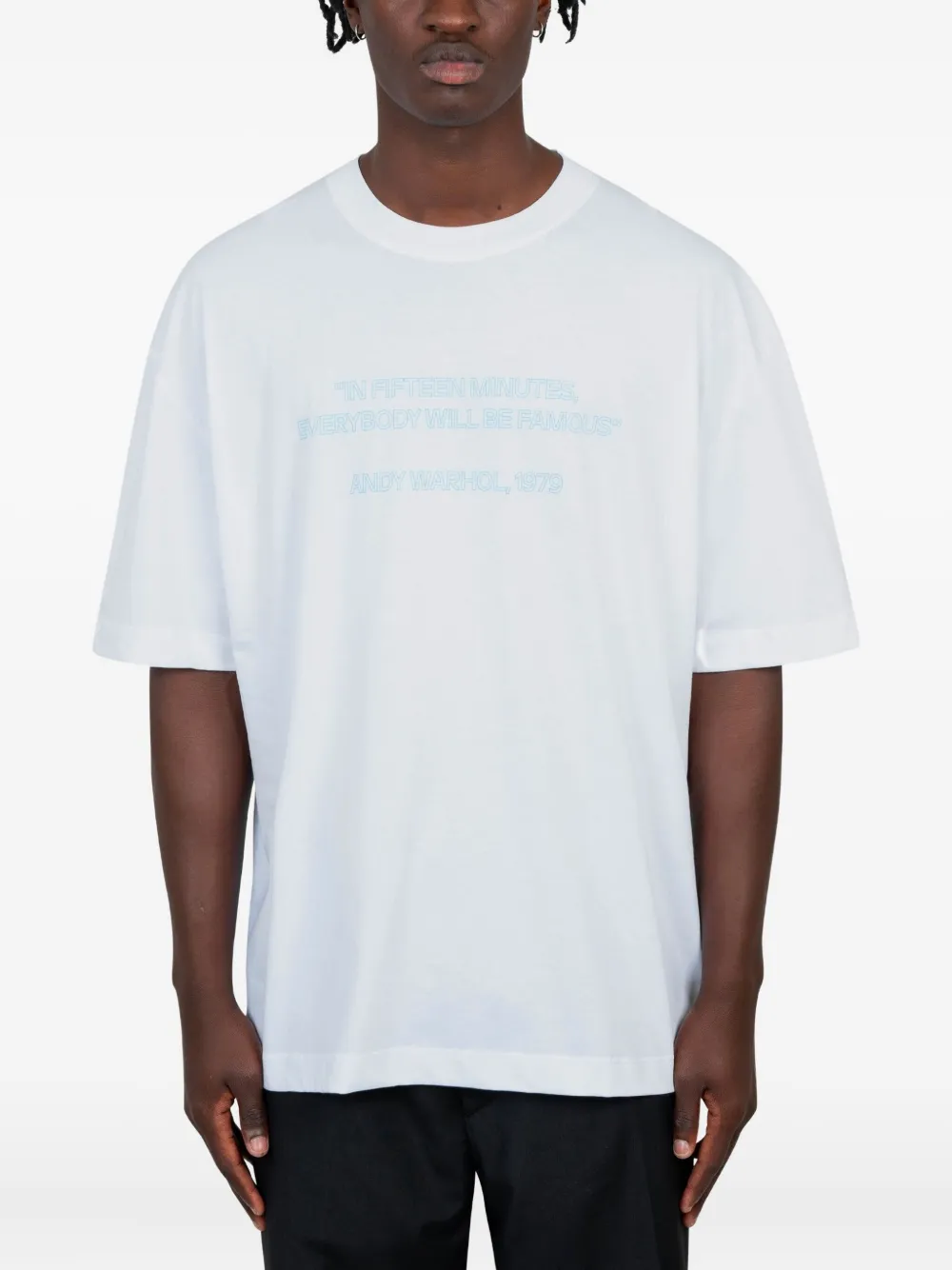 

Футболка с графичным принтом Norse Projects, белый