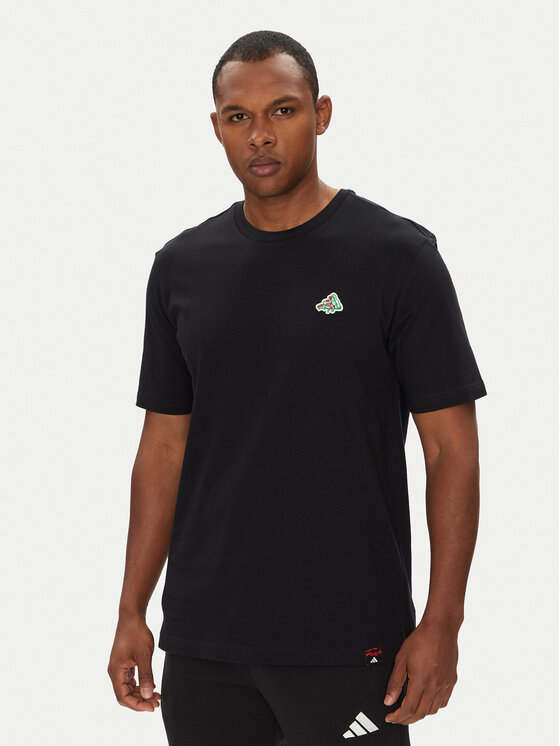 

Футболка обычного кроя Mini Pizza Graphic JM6483 Adidas, черный