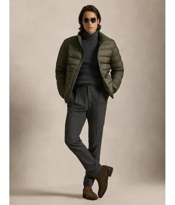 Пуховая куртка regular fit Polo Ralph Lauren, зеленый — фото 2