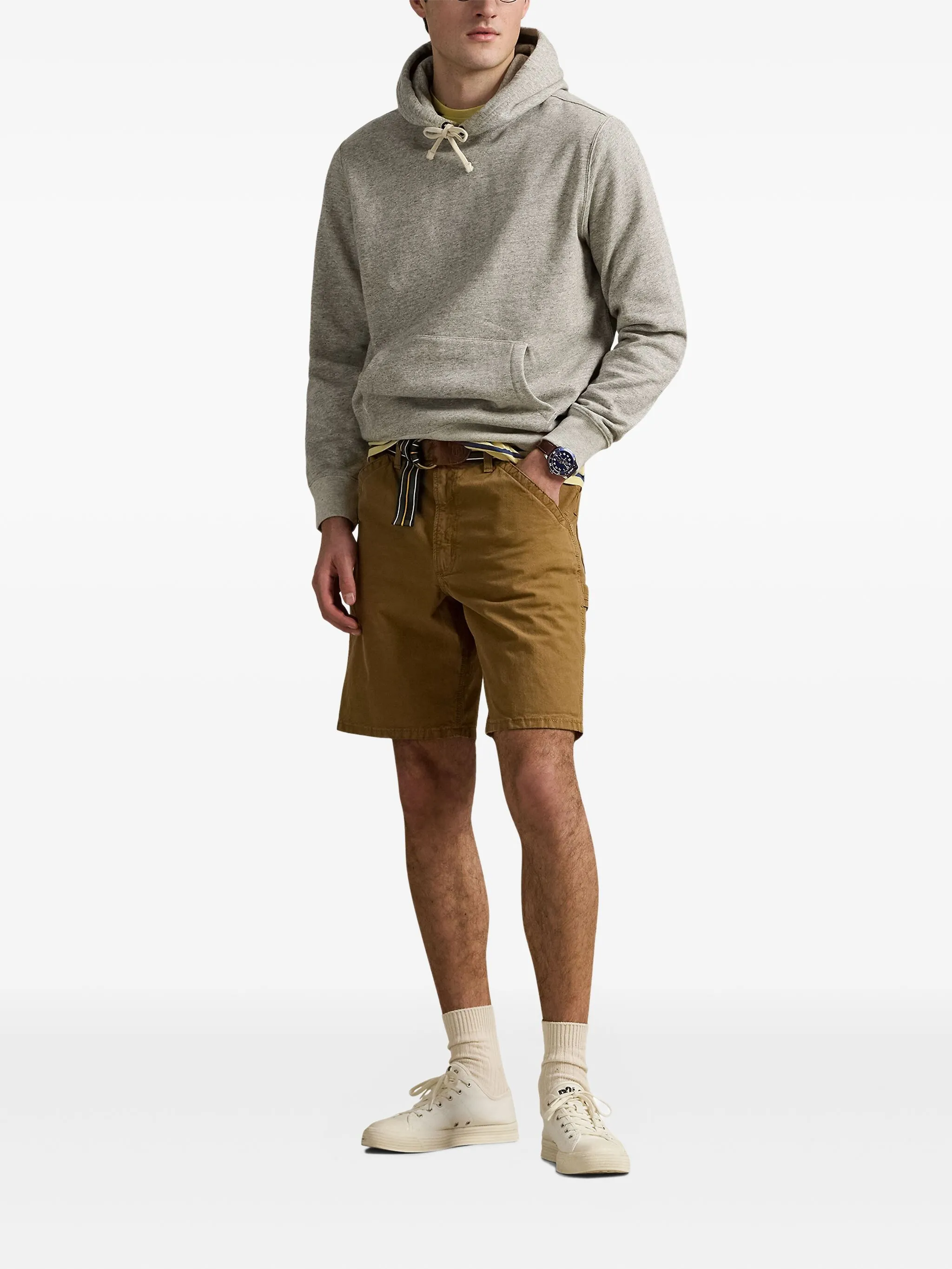 Шорты-бермуды с нашивкой-логотипом Polo Ralph Lauren, зеленый — фото 2