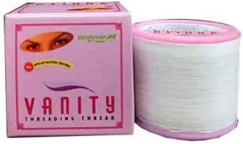 Нитки для бровей Vanity 5 коробок по 10 катушек, белый — фото 4