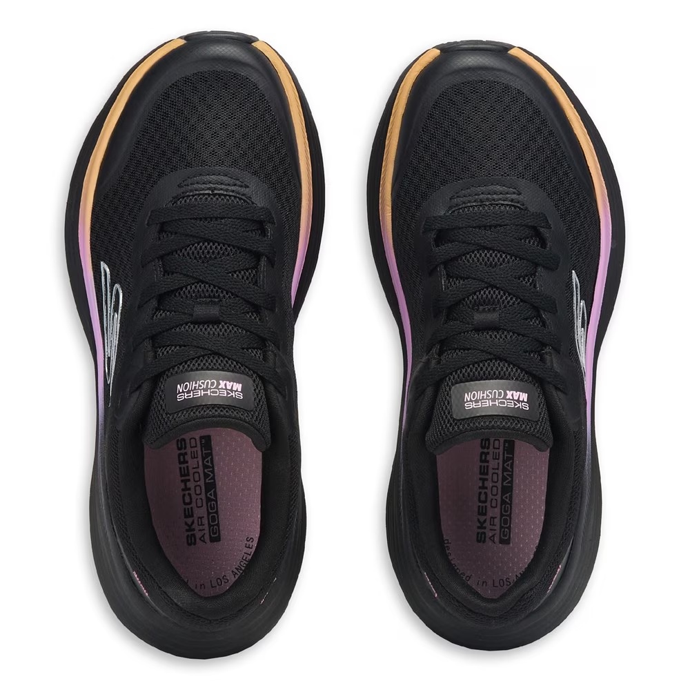 Туфли для ходьбы с максимальной амортизацией Skechers Endeavour, черный/розовый — фото 4