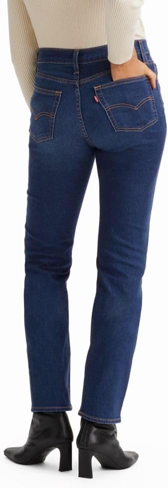 Женские джинсы Levi's 724 с высокой талией и прямым кроем, Chelsea Carbon Glow — фото 3