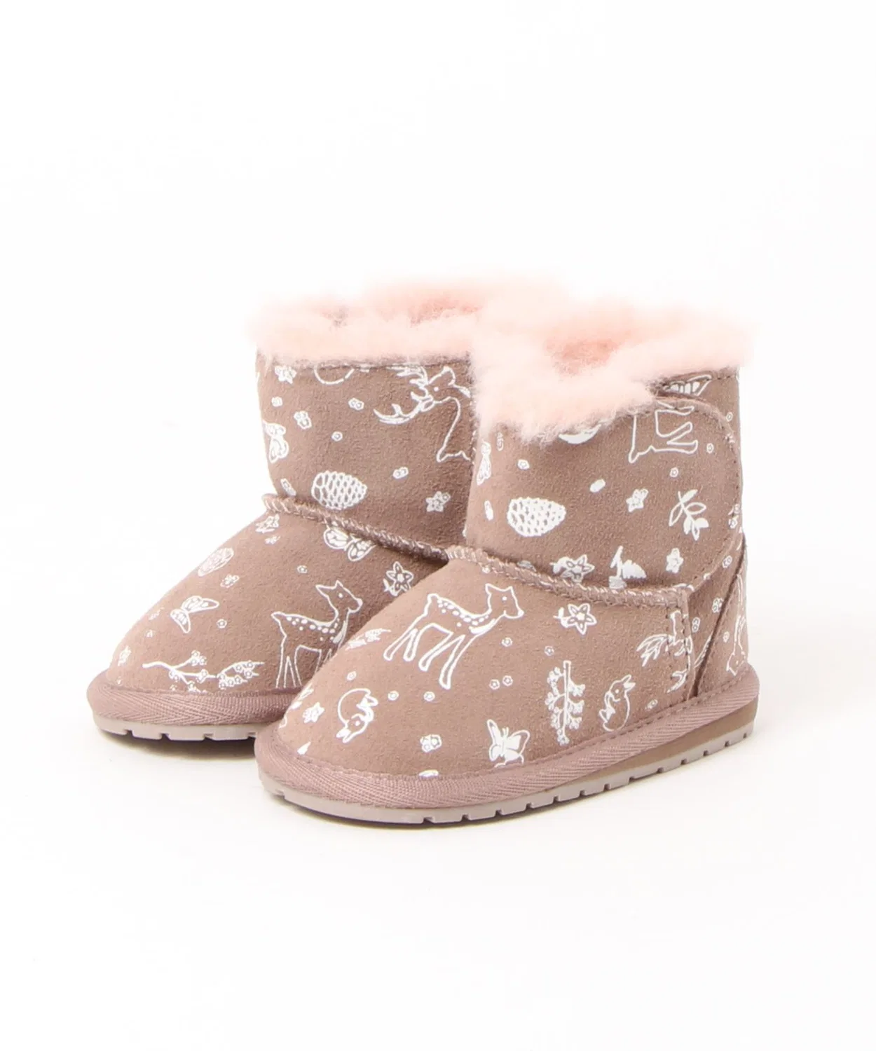 Ботинки детские Woodland Toddle из мериноса, EMU Australia, цвет мокко