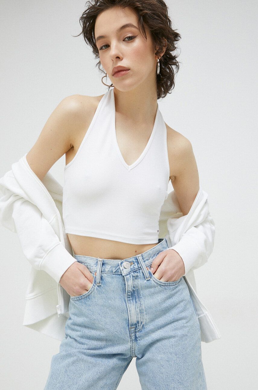 

Топ Tommy Jeans, белый