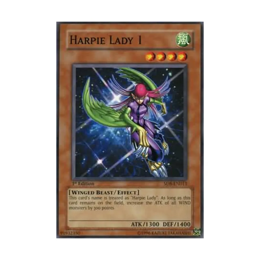 

CCG Гарпия-Леди 1 (Обычная), Yu-Gi-Oh - Structure Deck - Lord of the Storm - Singles