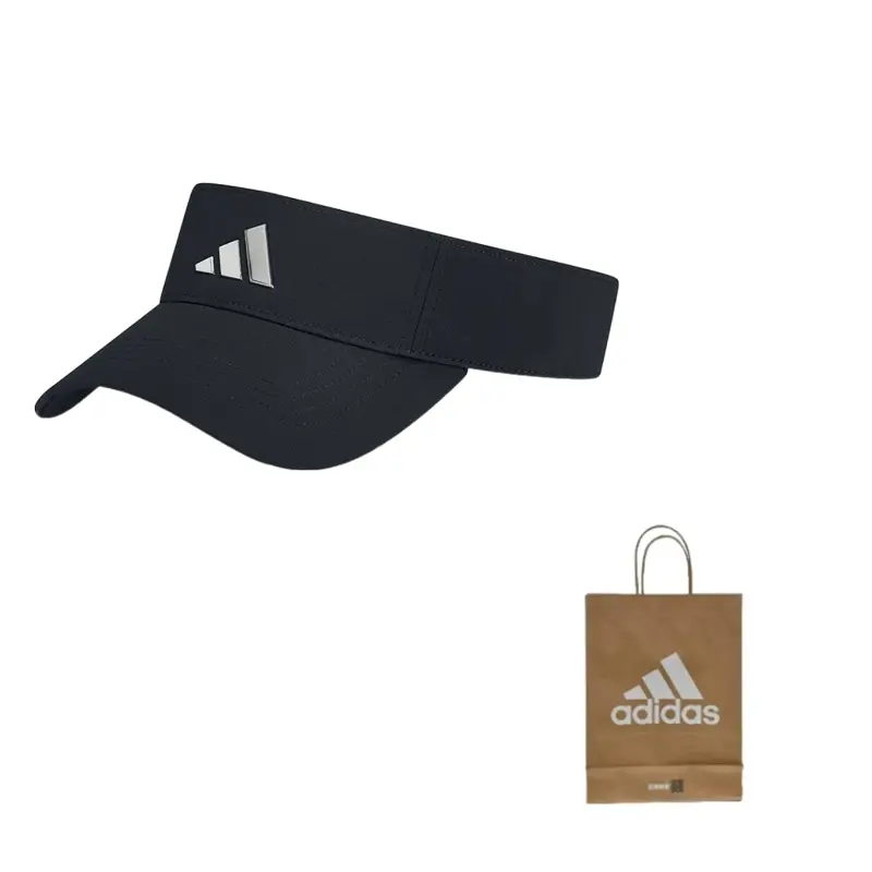 

Adidas Унисекс черная шапка с защитой от солнца из полиэстера и эластана, Black