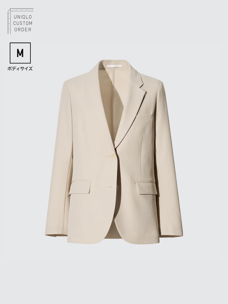 

Пиджак Uniqlo, бежевый