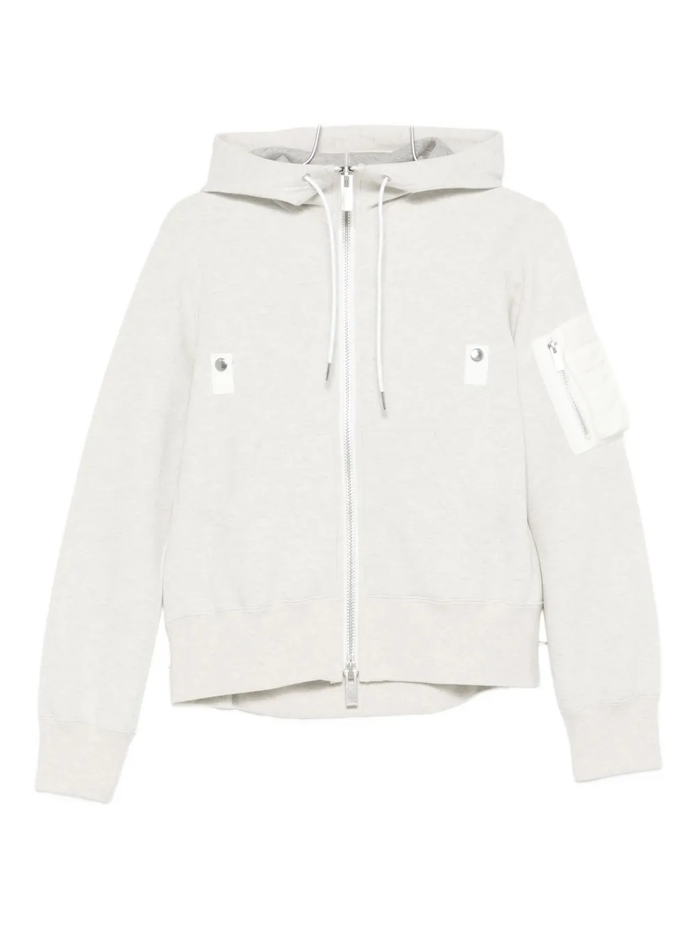 

Бомбер на молнии Sacai, нейтральный